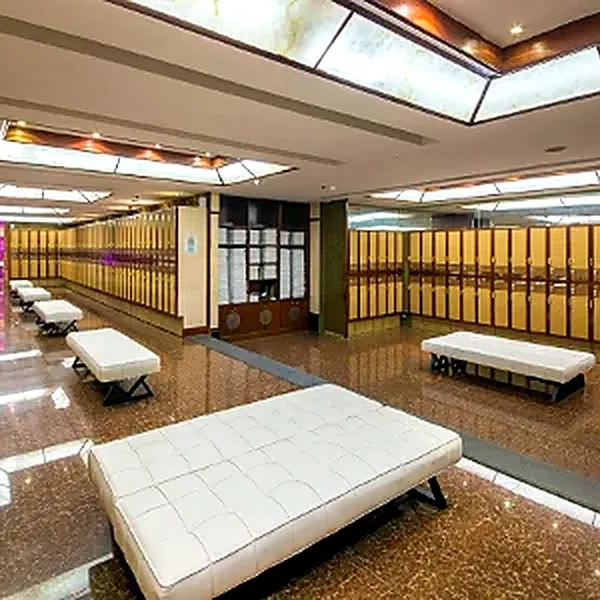 Bright massage and rest hall with open spacing photo