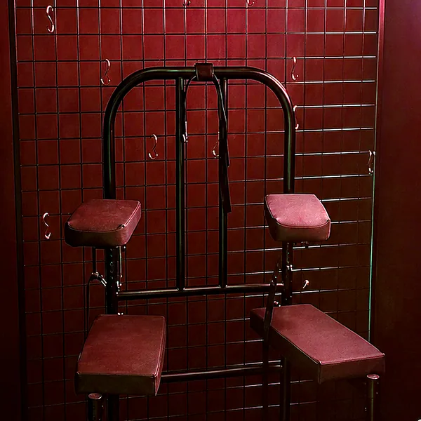 Red themed prop area photo
